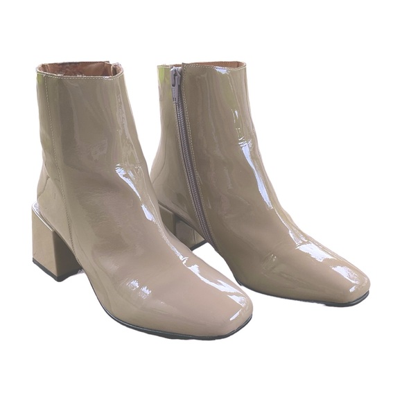 Free People Collette Patent Leather Heeled Boots - Picture 13 of 14